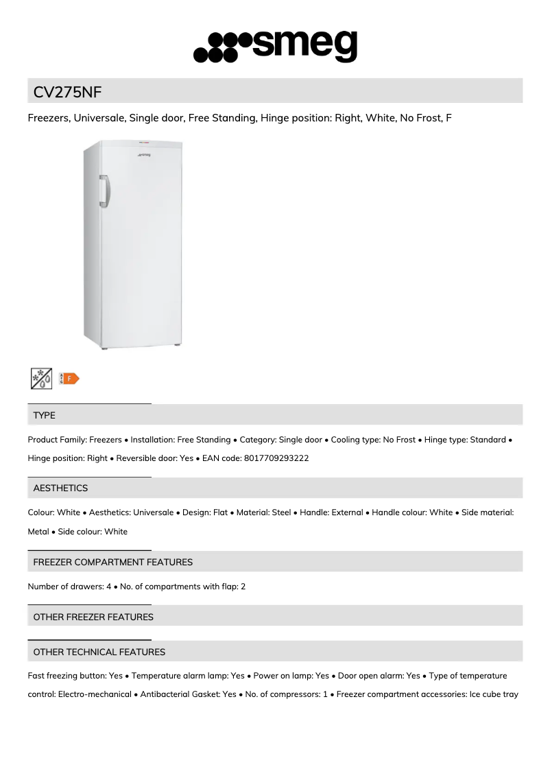 Imagen de la primera página del manual del dispositivo CV275NF