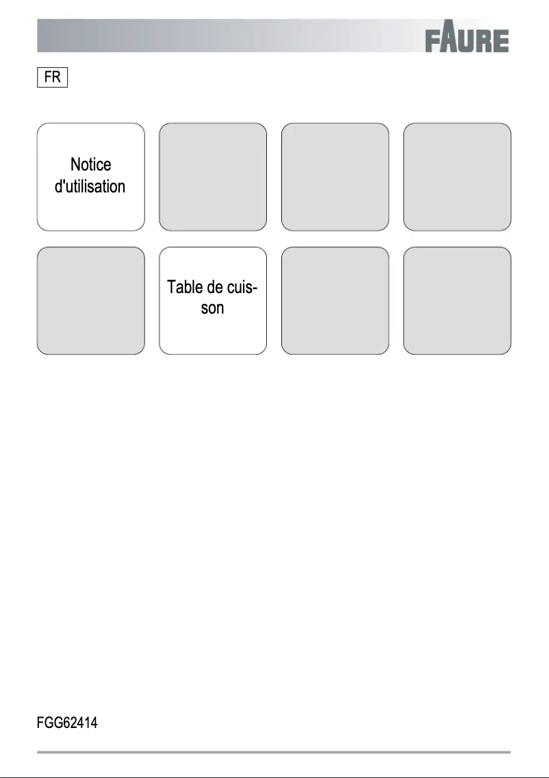 Imagen de la primera página del manual del dispositivo FGG62414TA