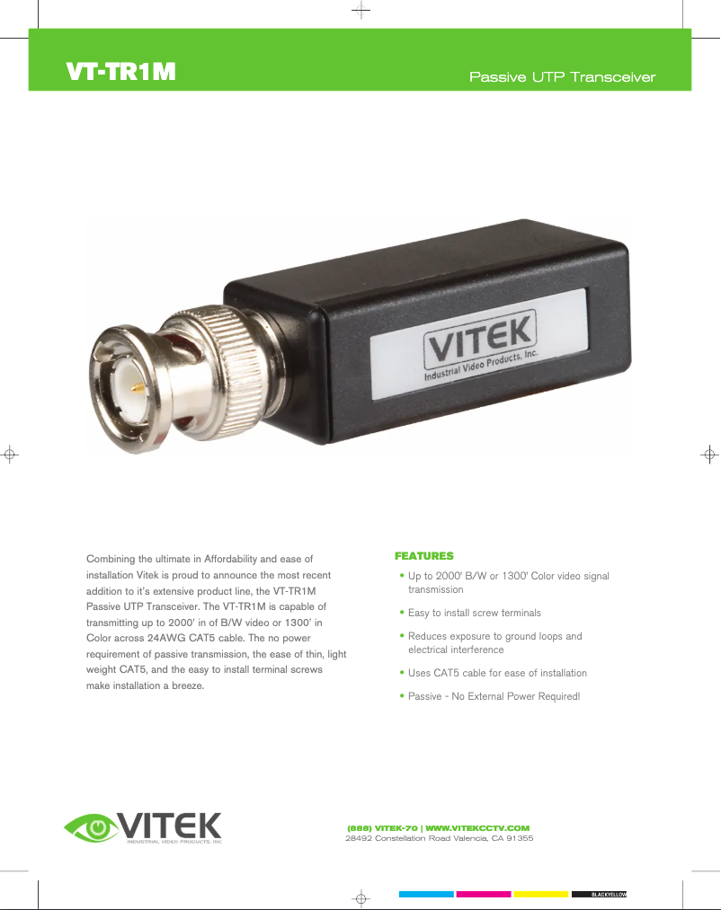 Página 1 del manual Manual de usuario Vitek VT-TR1M