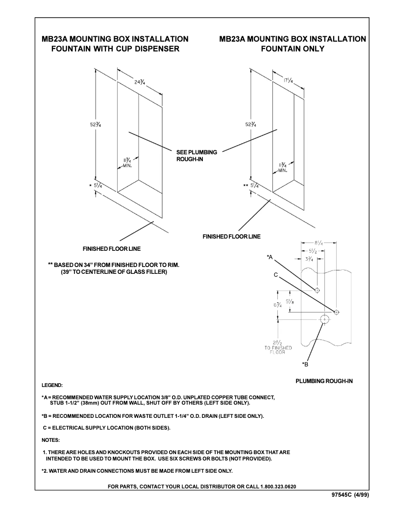 Imagen de la primera página del manual del dispositivo MB23A