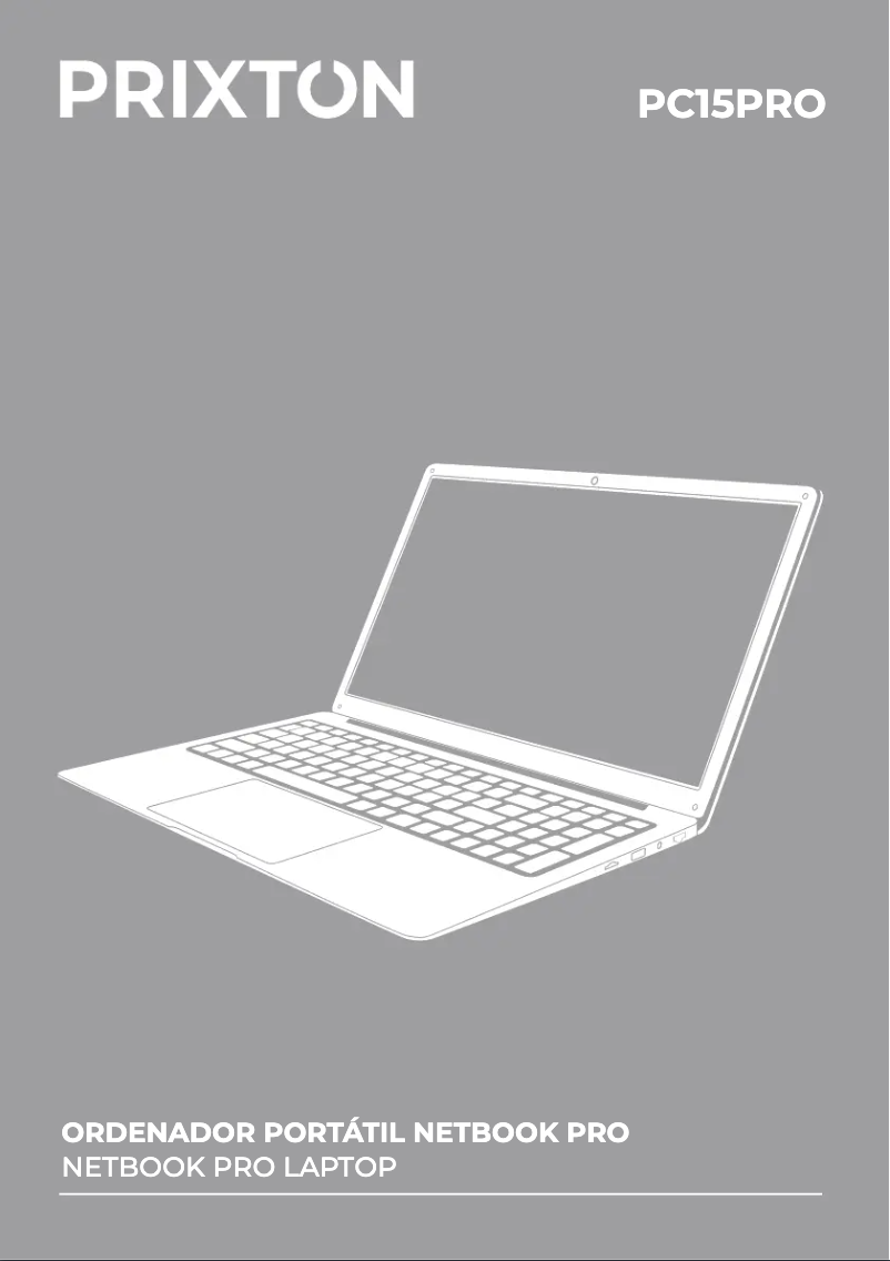 Imagen de la primera página del manual del dispositivo PC15PRO