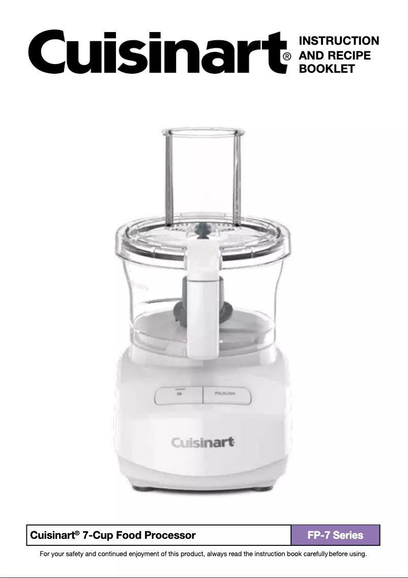 Imagen de la primera página del manual del dispositivo FP-7