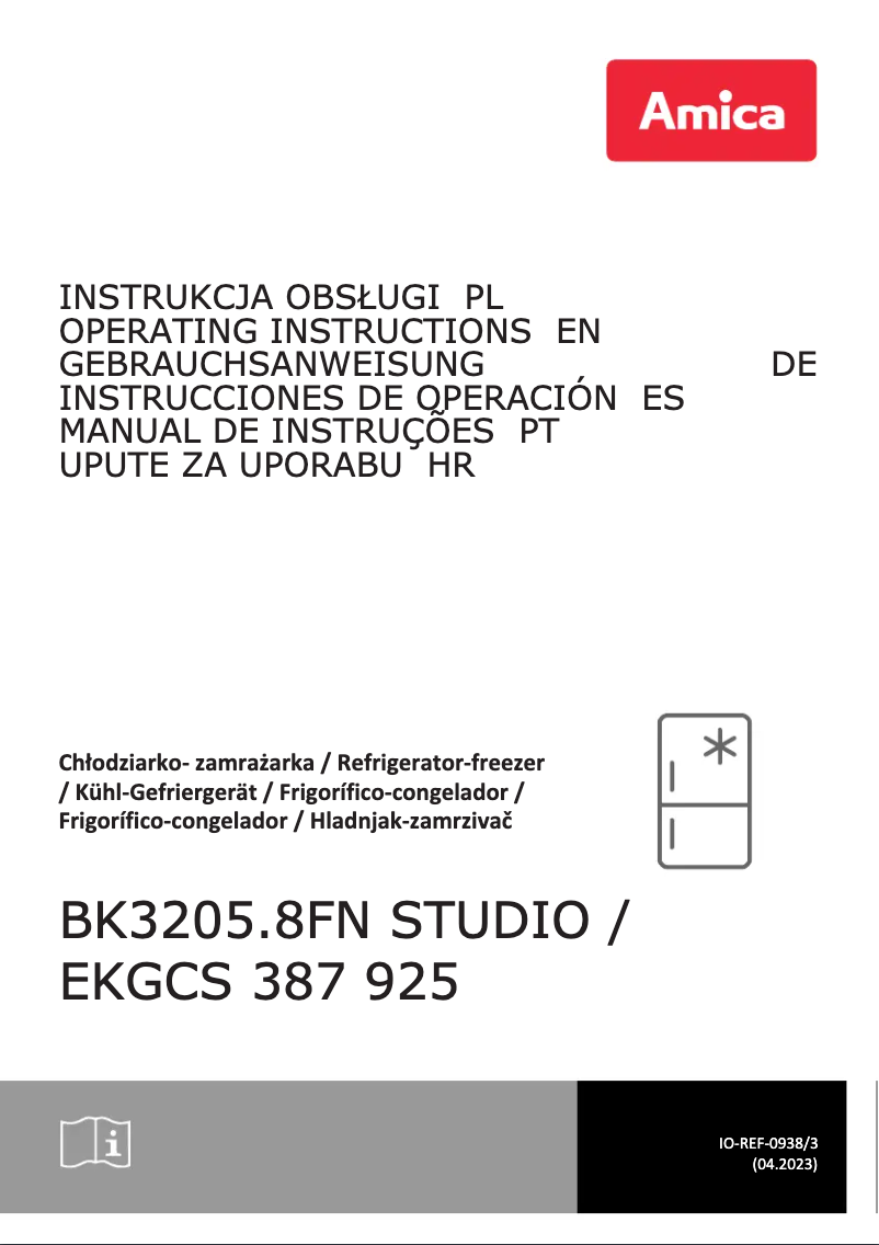 Página nº 1 - Manual de usuario Amica EKGCS 387 925