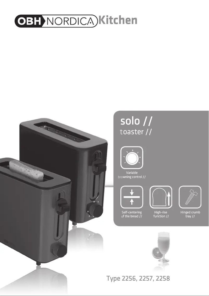 Página nº 1 - Manual de usuario OBH Nordica Solo