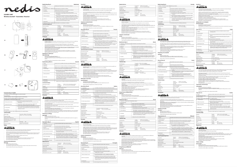 Imagen de la primera página del manual del dispositivo DOORB114WT