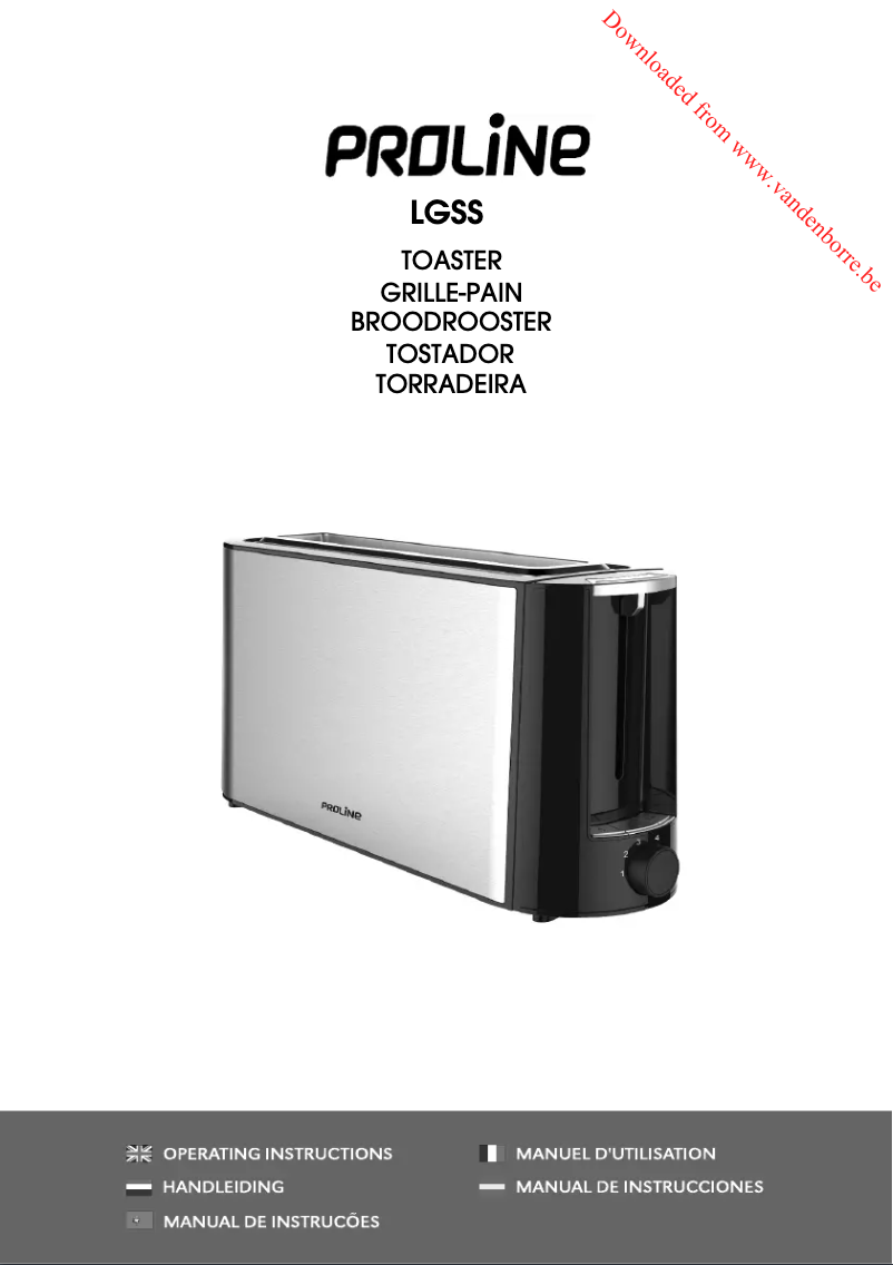 Imagen de la primera página del manual del dispositivo LGSS