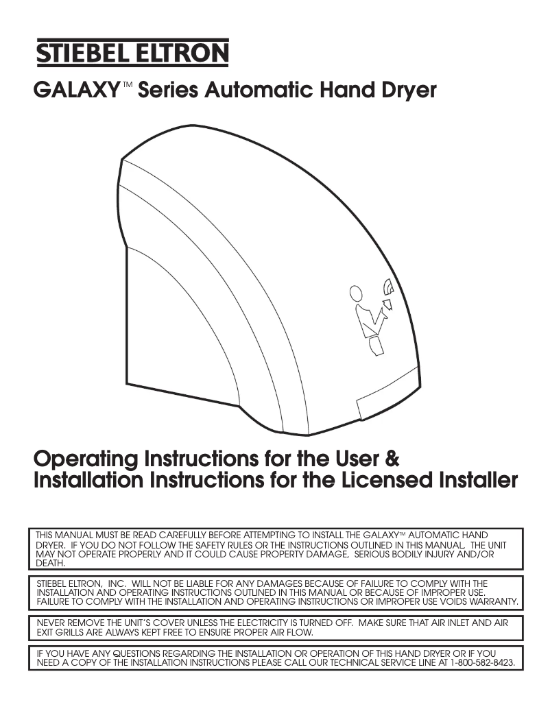 Página 1 del manual Manual de usuario Stiebel Eltron Galaxy