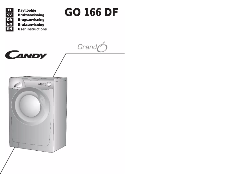 Imagen de la primera página del manual del dispositivo GO 166 DF-86S