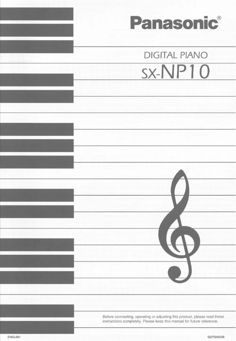 Imagen de la primera página del manual del dispositivo SX-NP10