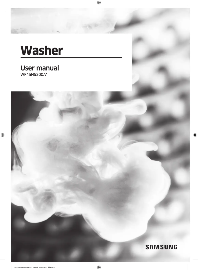 Página 1 del manual Manual de usuario Samsung WF45N5300AW