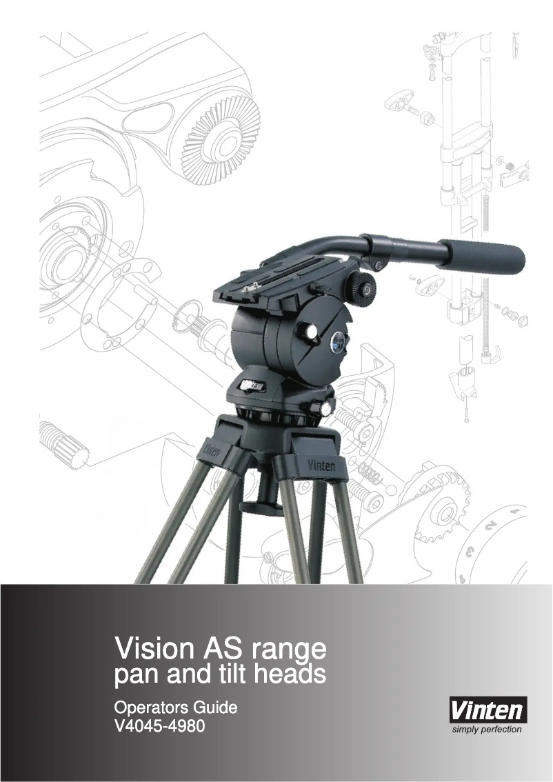 Página 1 del manual Guía de inicio rápido Vinten Vision 8AS