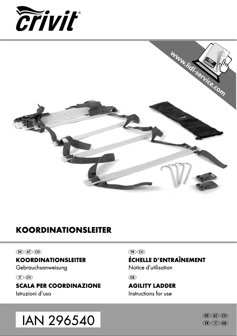 Imagen de la primera página del manual del dispositivo IAN 296540