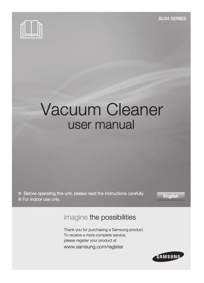 Página 1 del manual Manual de usuario Samsung SU3486
