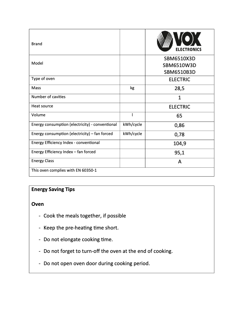 Imagen de la primera página del manual del dispositivo SBM6510B3D