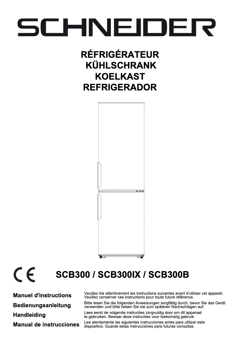 Página nº 1 - Manual de usuario Schneider SCB300B