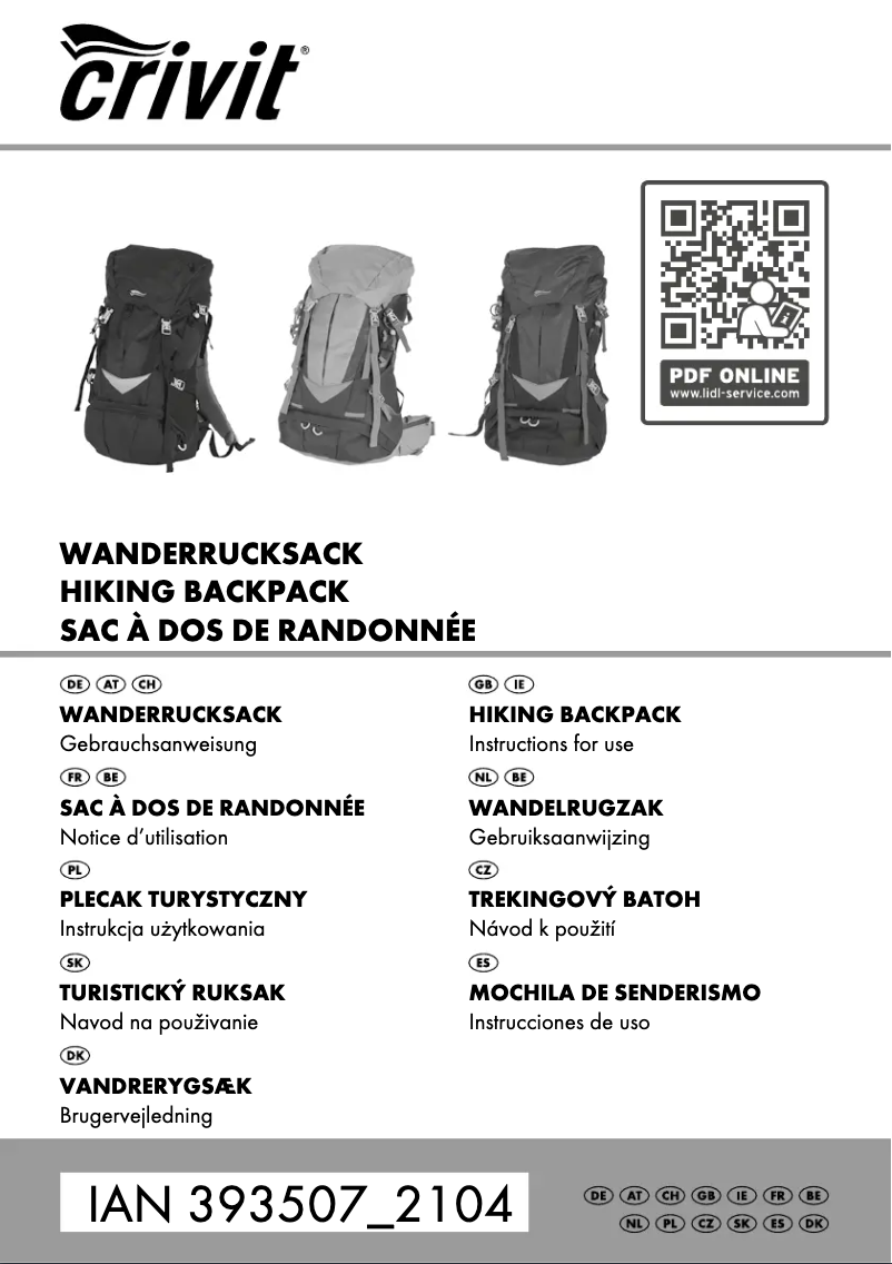 Imagen de la primera página del manual del dispositivo IAN 393507