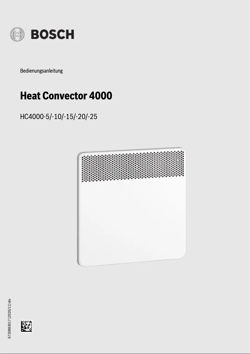 Página 1 del manual Manual de usuario Bosch HC-4000-15