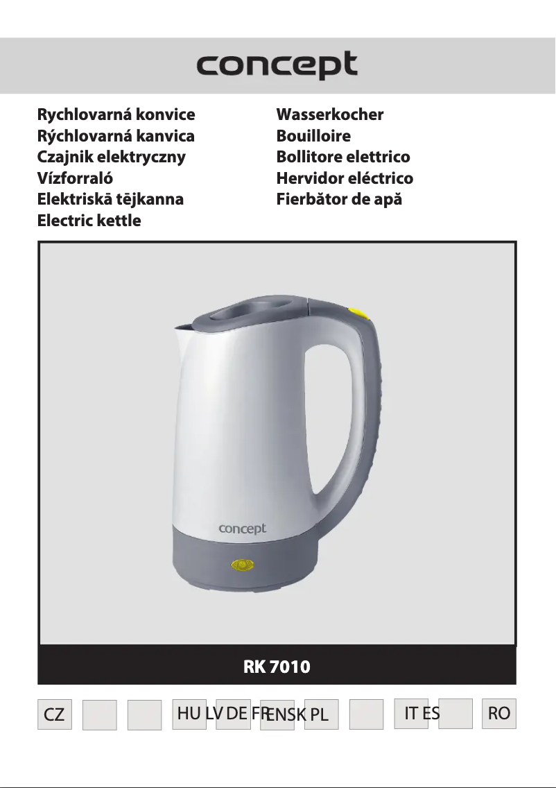 Página 1 del manual Manual de usuario Concept RK-7010