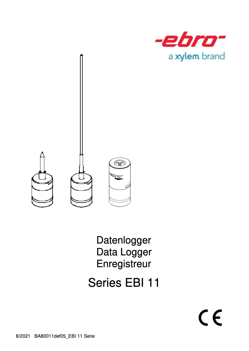 Imagen de la primera página del manual del dispositivo EBI 11