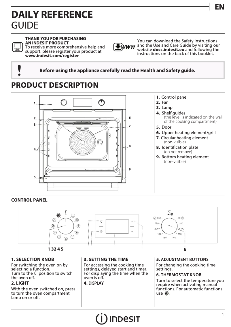 Imagen de la primera página del manual del dispositivo IFW 4844 H WH
