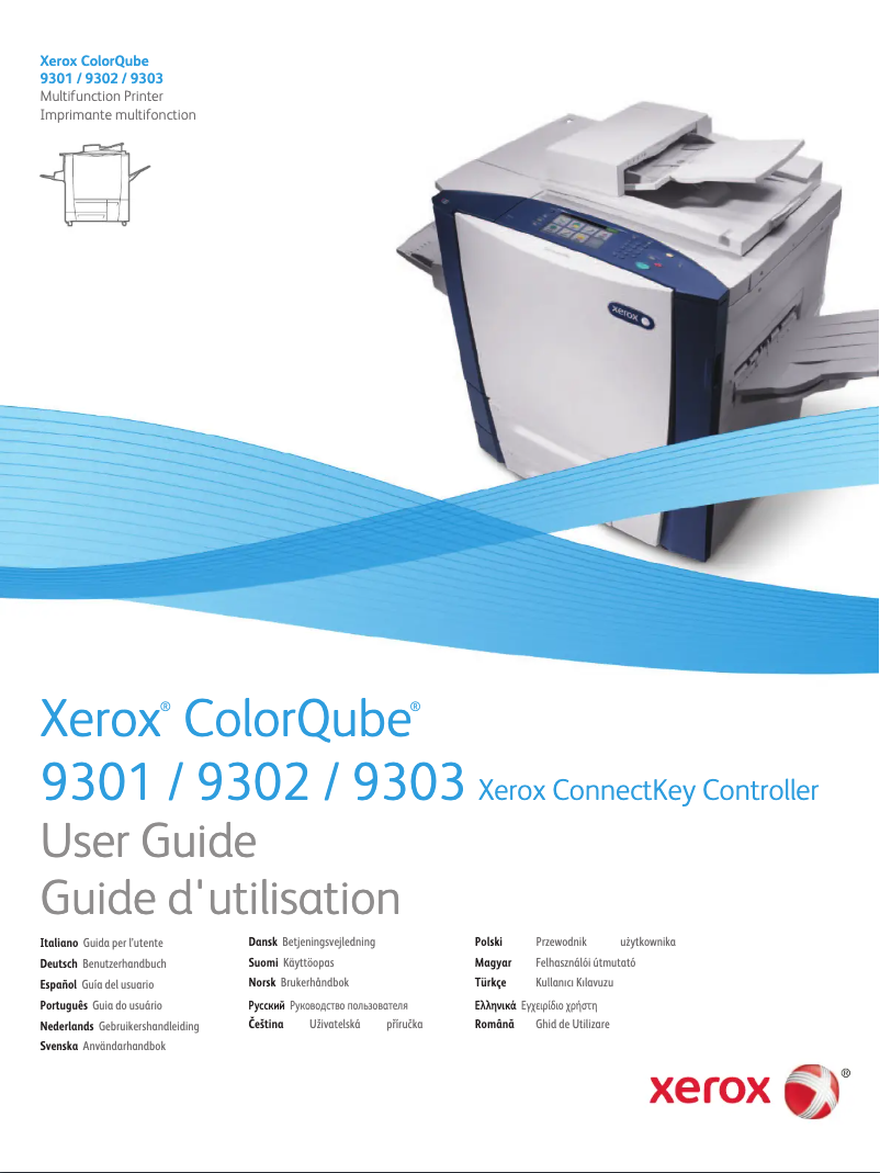 Página nº 1 - Manual de usuario Xerox ColorQube 9301