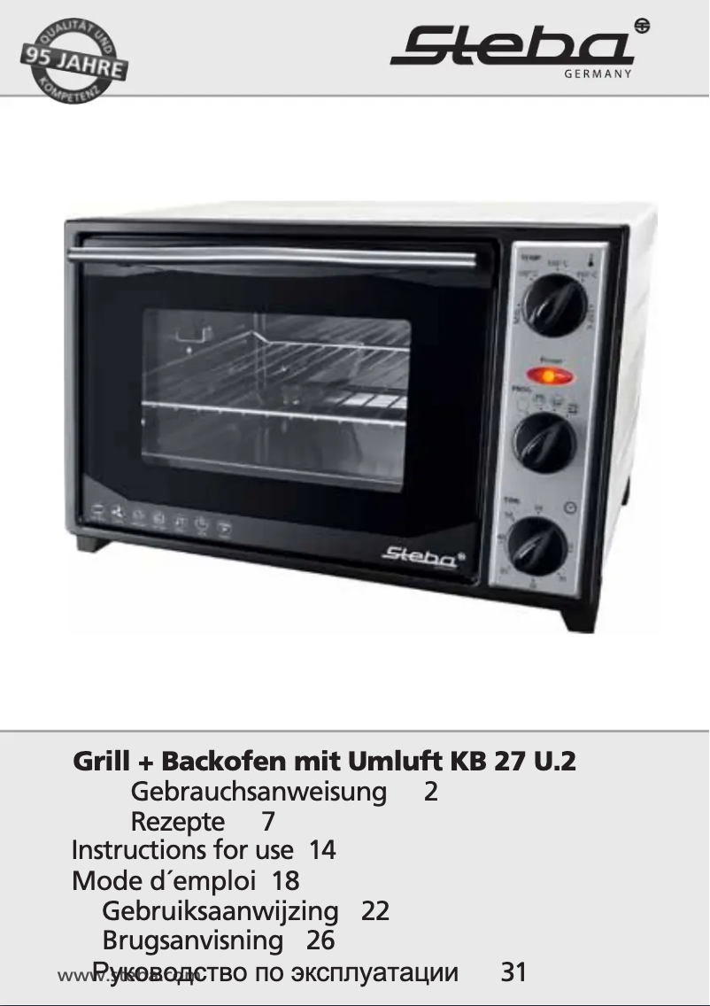 Imagen de la primera página del manual del dispositivo KB 27 U.2