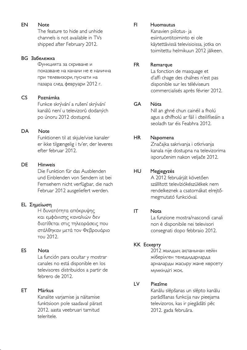 Imagen de la primera página del manual del dispositivo 32PFL5606H
