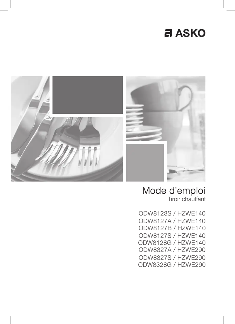 Imagen de la primera página del manual del dispositivo ODW8128G