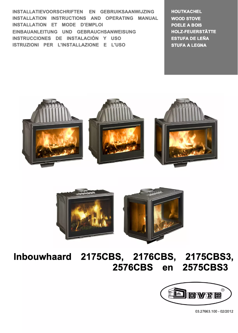 Imagen de la primera página del manual del dispositivo 2175CBS