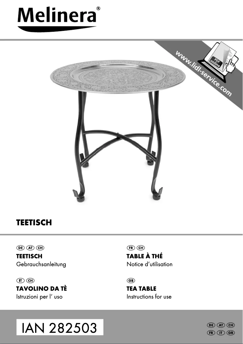 Página 1 del manual Manual de usuario Melinera IAN 282503