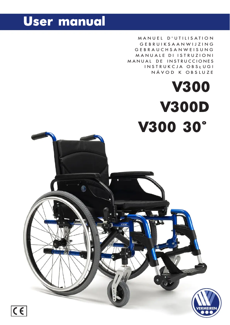 Página 1 del manual Manual de usuario Vermeiren V300