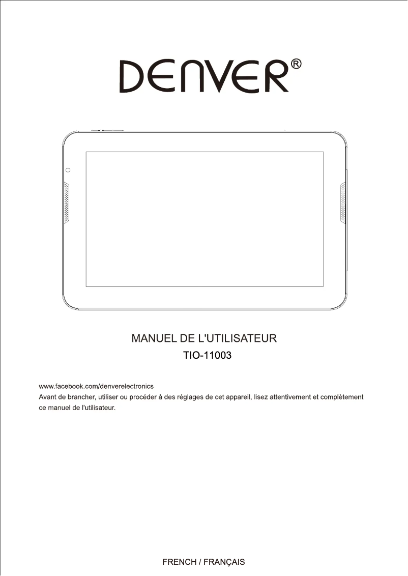 Imagen de la primera página del manual del dispositivo TIO-11003