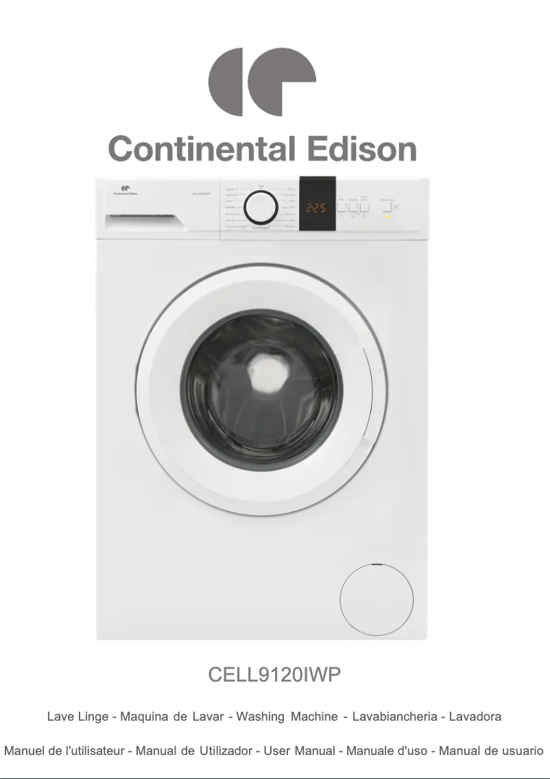 Imagen de la primera página del manual del dispositivo CELL9120IWP