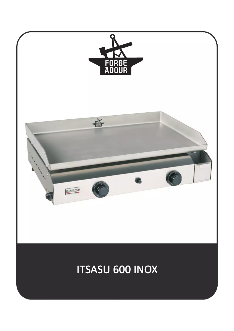 Imagen de la primera página del manual del dispositivo Itsasu 600