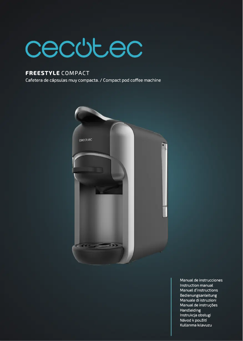 Imagen de la primera página del manual del dispositivo FreeStyle Compact