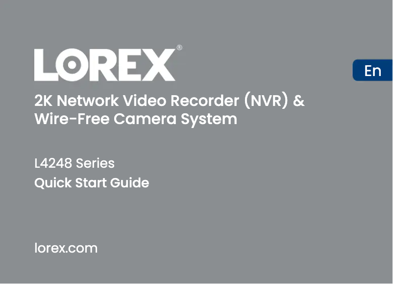 Imagen de la primera página del manual del dispositivo L4248D