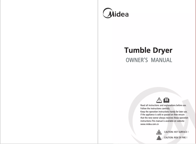 Imagen de la primera página del manual del dispositivo MD710W