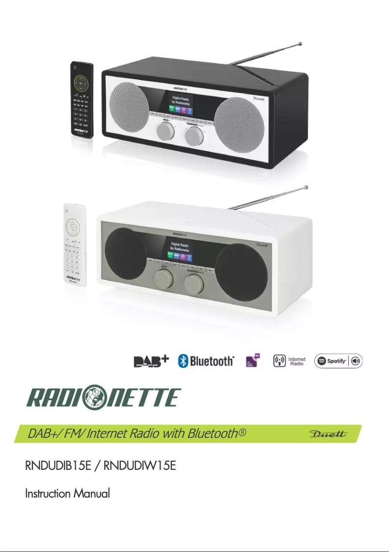 Imagen de la primera página del manual del dispositivo RNDUDIB15E
