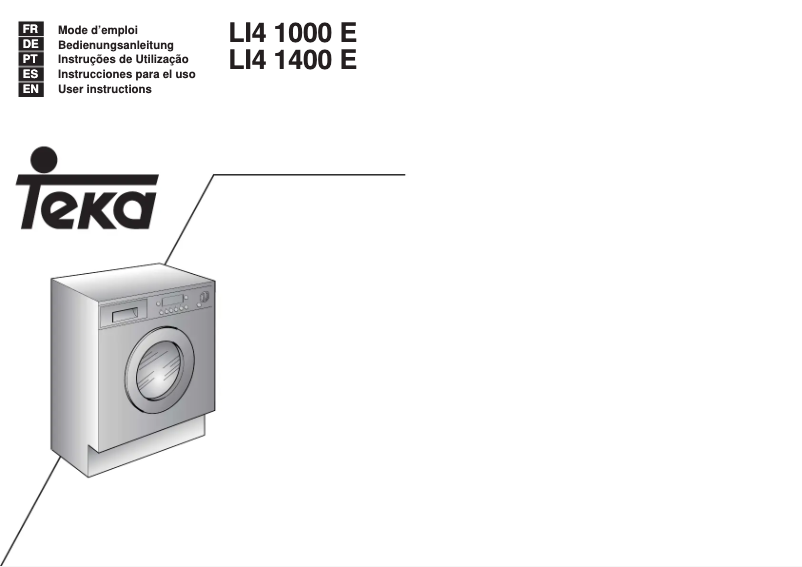 Imagen de la primera página del manual del dispositivo LI4 1000 E