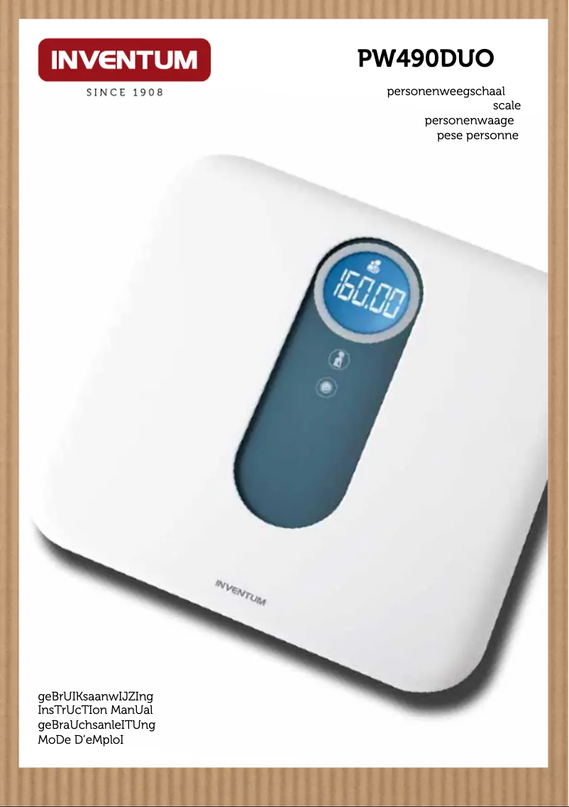 Página 1 del manual Manual de usuario Inventum PW490DUO