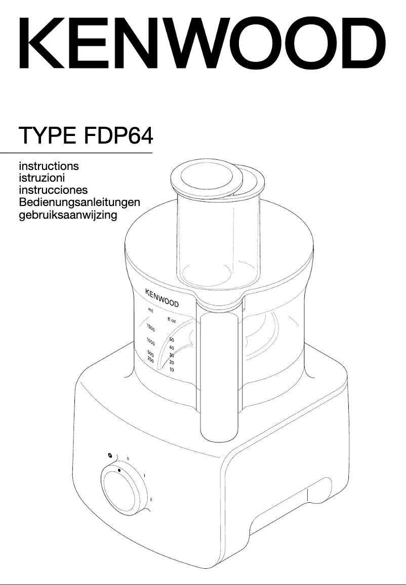 Imagen de la primera página del manual del dispositivo Multipro Home FDP64