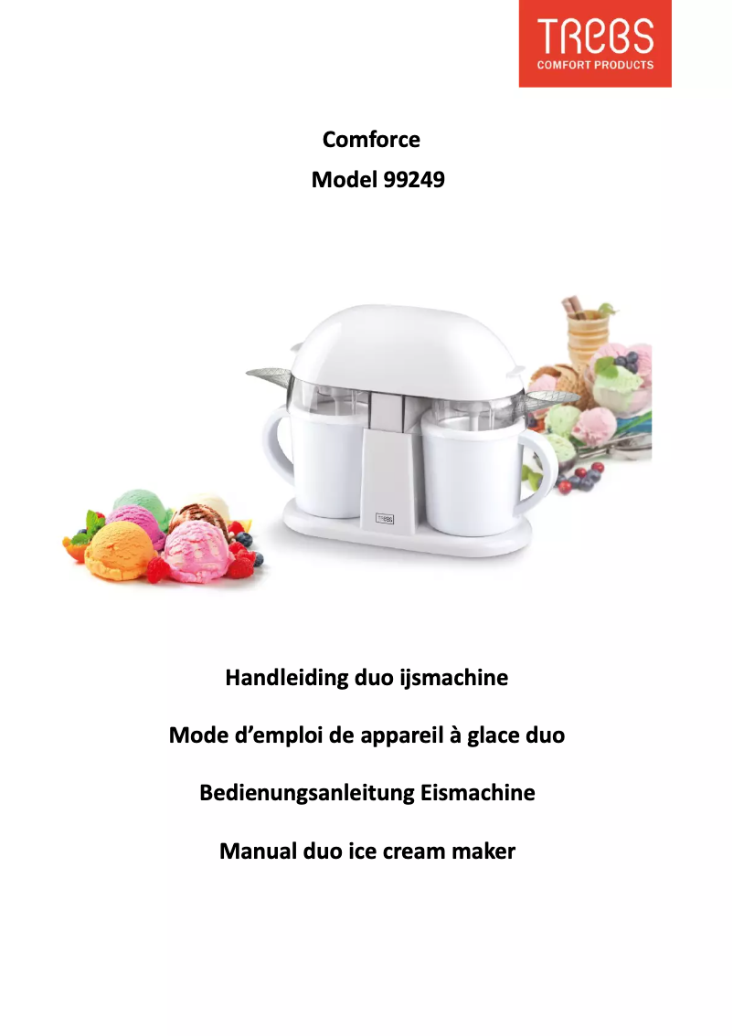 Página 1 del manual Manual de usuario Trebs Comfortice 99249