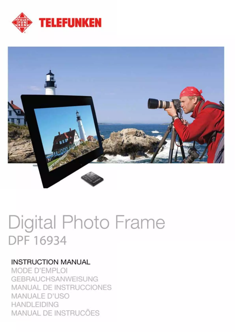 Página nº 1 - Manual de usuario Telefunken DPF 16934