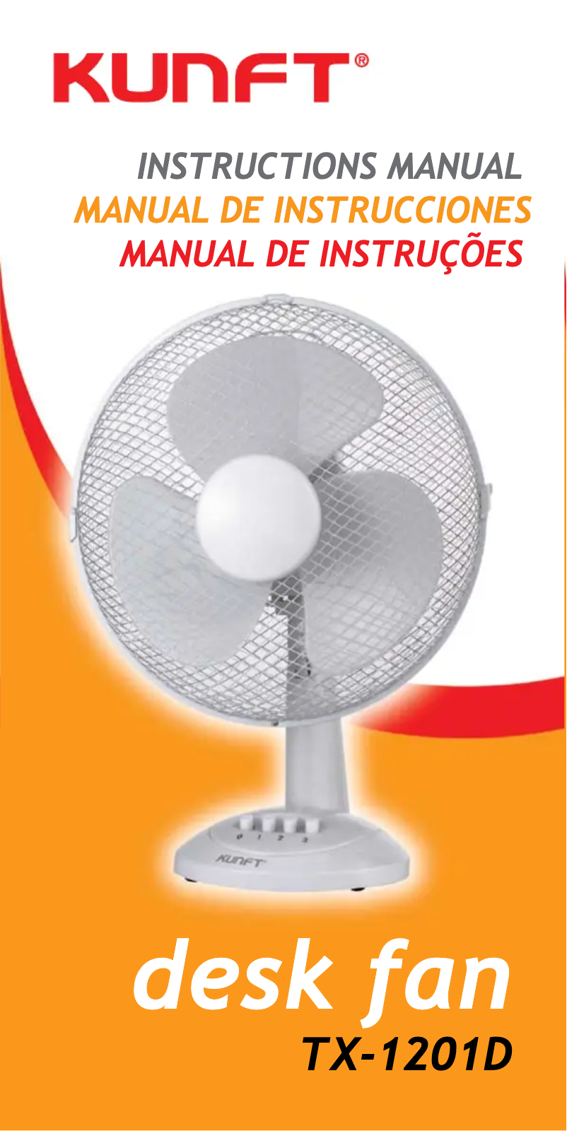 Imagen de la primera página del manual del dispositivo TX-1201D