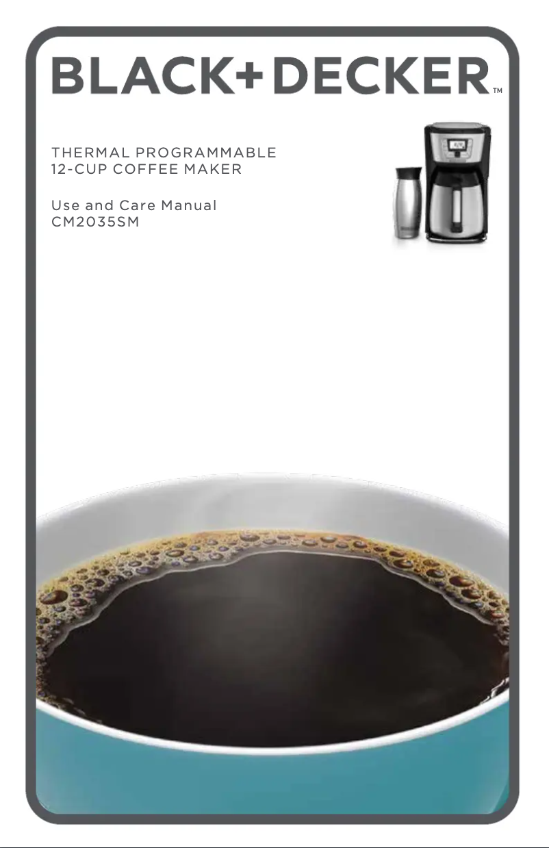 Imagen de la primera página del manual del dispositivo CM2035SM