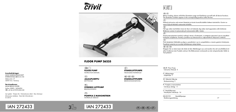 Imagen de la primera página del manual del dispositivo IAN 300005
