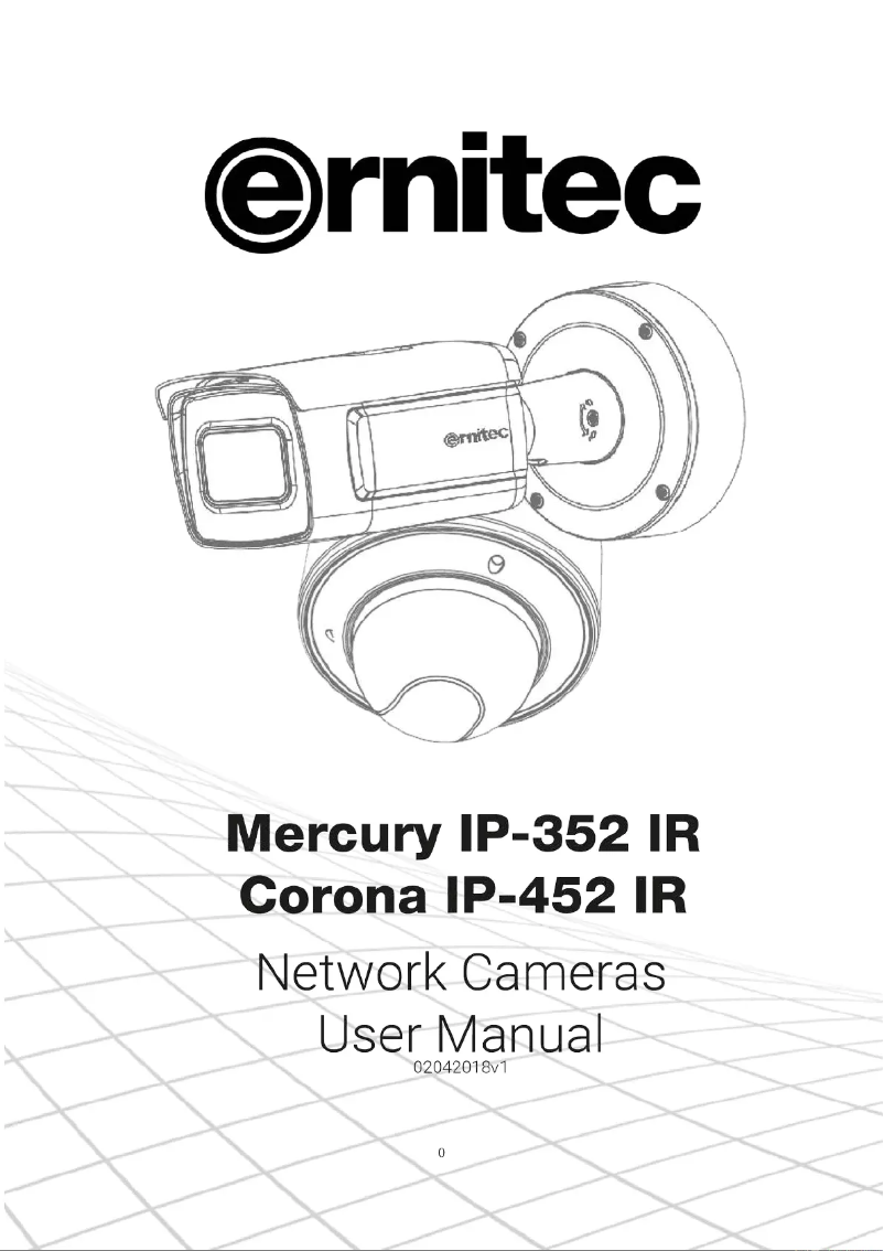 Imagen de la primera página del manual del dispositivo Corona IP-452