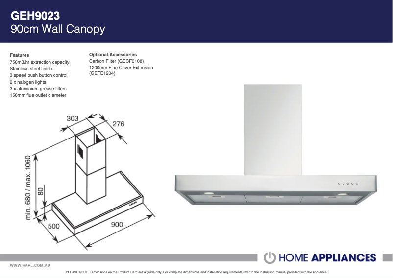 Imagen de la primera página del manual del dispositivo GEH9023