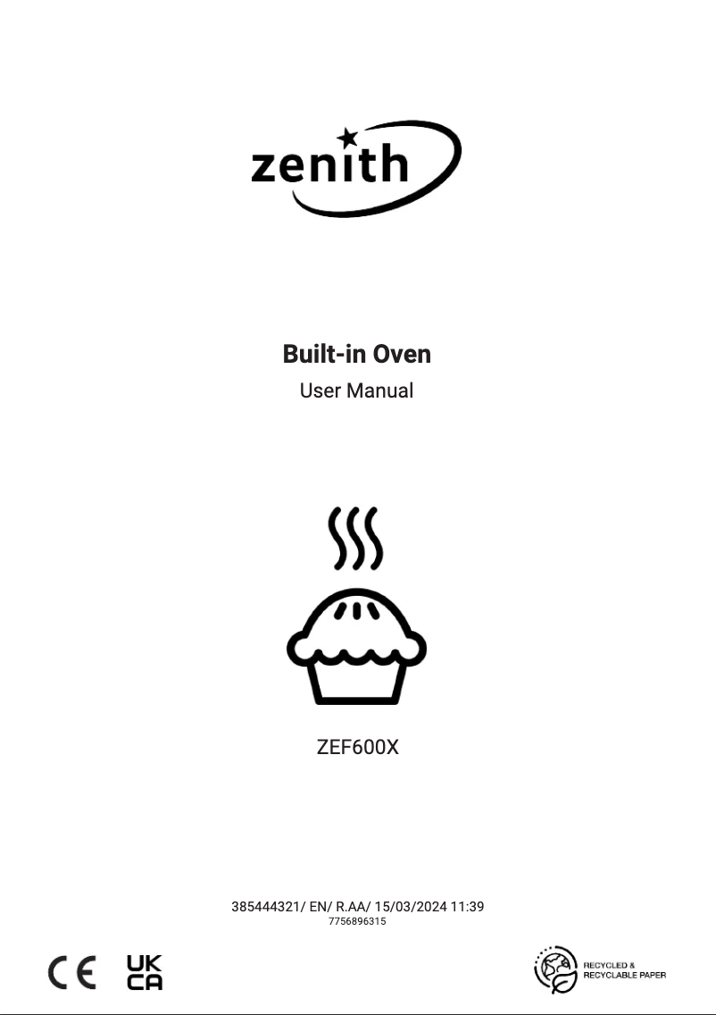 Página 1 del manual Manual de usuario Zenith ZEF600X