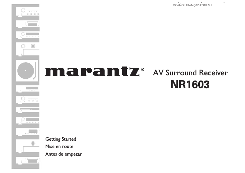 Página 1 del manual Manual de instrucciones Marantz NR1603